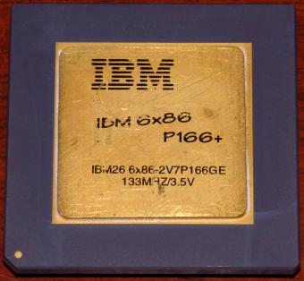 IBM 6x86 P166+ CPU IBM26 6x86-2V7P166GE 133MHz 3.5V Siegel USA 1995
